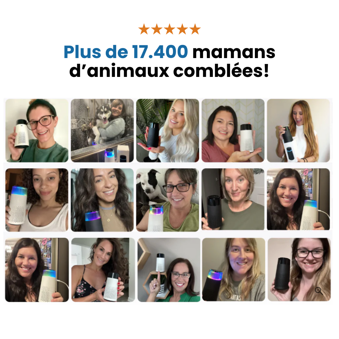 FurFresh™ Purificateur d’air Pro pour chats
